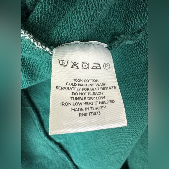 SATURDAYS NYC Bowery International Crew Sweatshirt Green Size Small - Picture 8 of 9